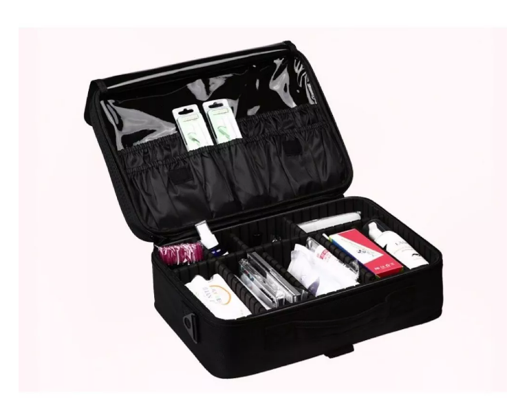 Maleta Portátil Tela Para Maquillaje Manicure Cosmetologia