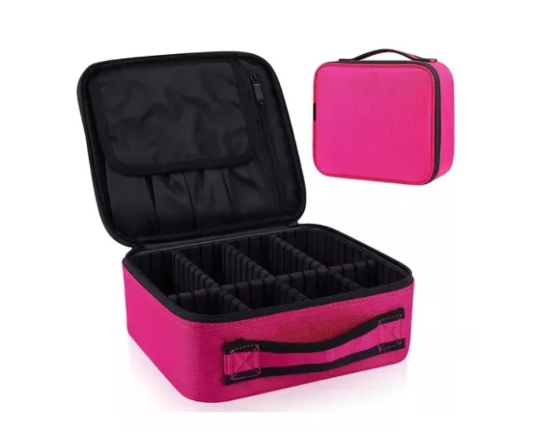 Maleta Portátil Tela Para Maquillaje Manicure Cosmetologia