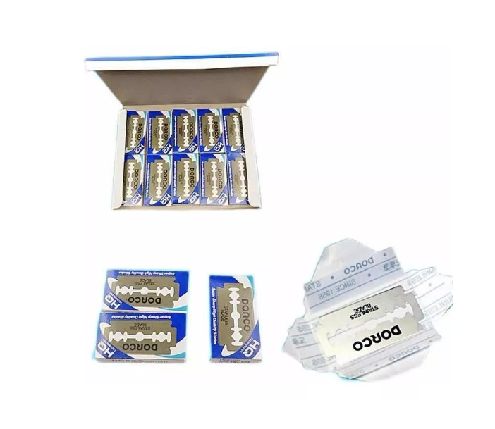 100 Hojas De Afeitar Para Navajas Cuchilla Barbería