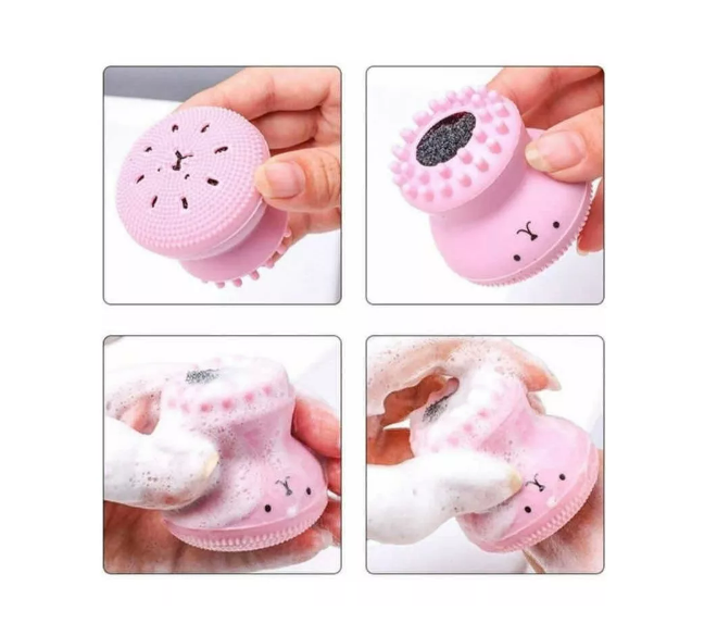 Cepillo De Limpieza Facial Pulpito Exfoliante