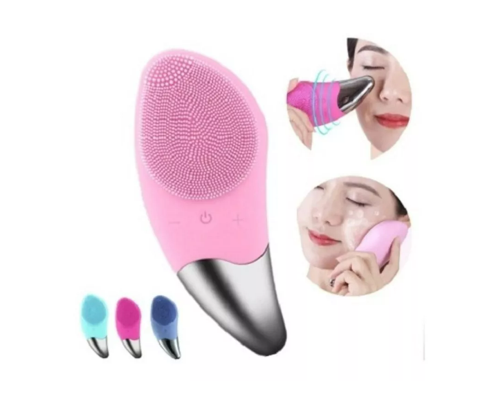 Limpiador Facial Exfoliante Cara Cepillo Recargable Silicona