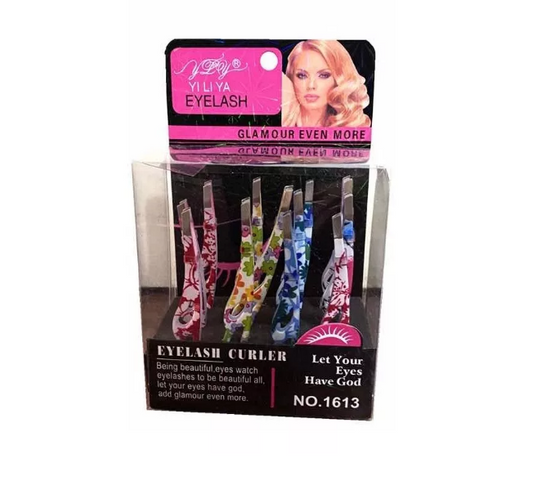 Caja 12 Pinzas Facial Cejas Cara Depilatoria 1205