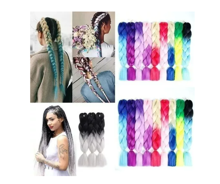 Kanekalon Pelo Sintético Trenzas Africanas