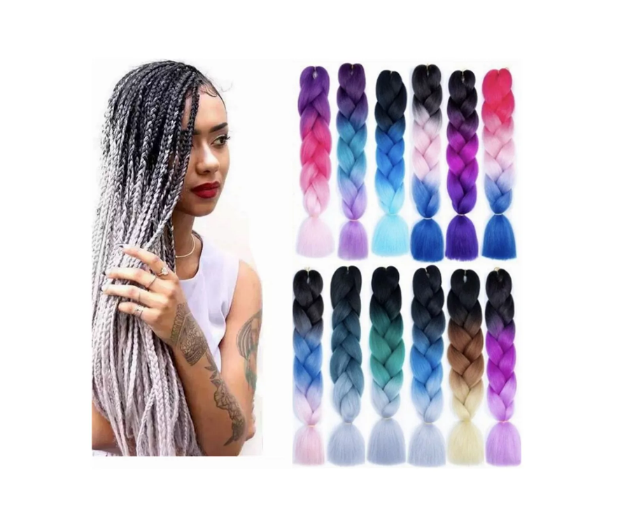 Kanekalon Pelo Sintético Trenzas Africanas