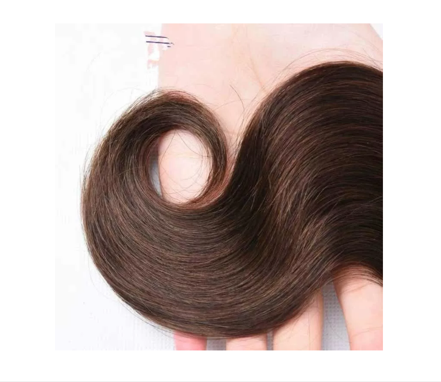 Onda Profunda 18 Castaño oscuro Pulgadas Cabello Humano Natural