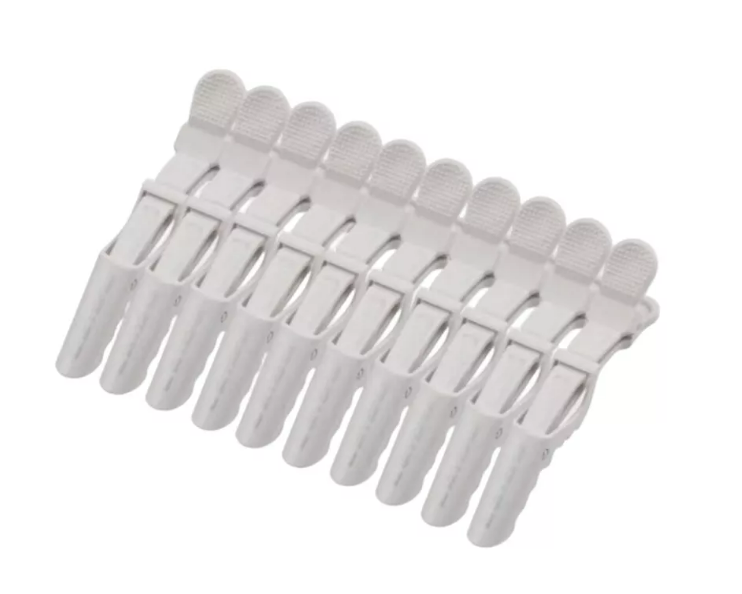 Set 10 Pinzas Para Tomar El Cabello Peluquería Colores