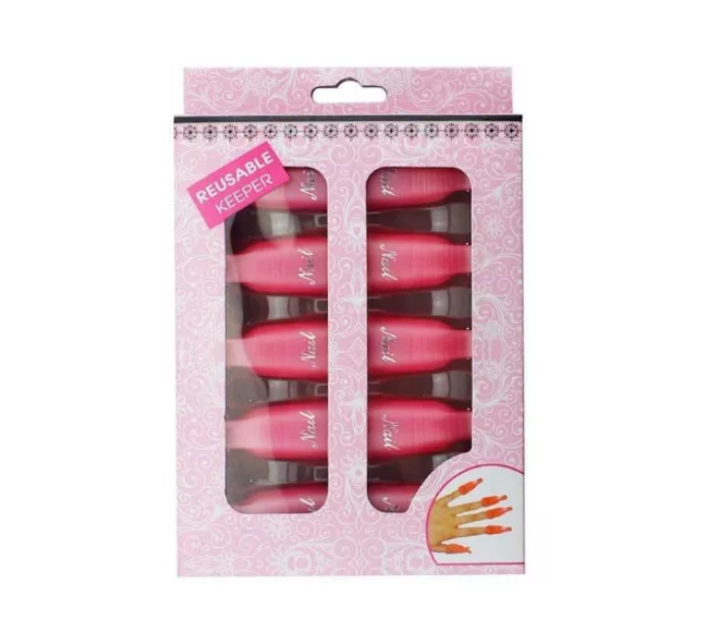 10 Pinzas Para Quita Esmalte Permanente O Uñas Gel