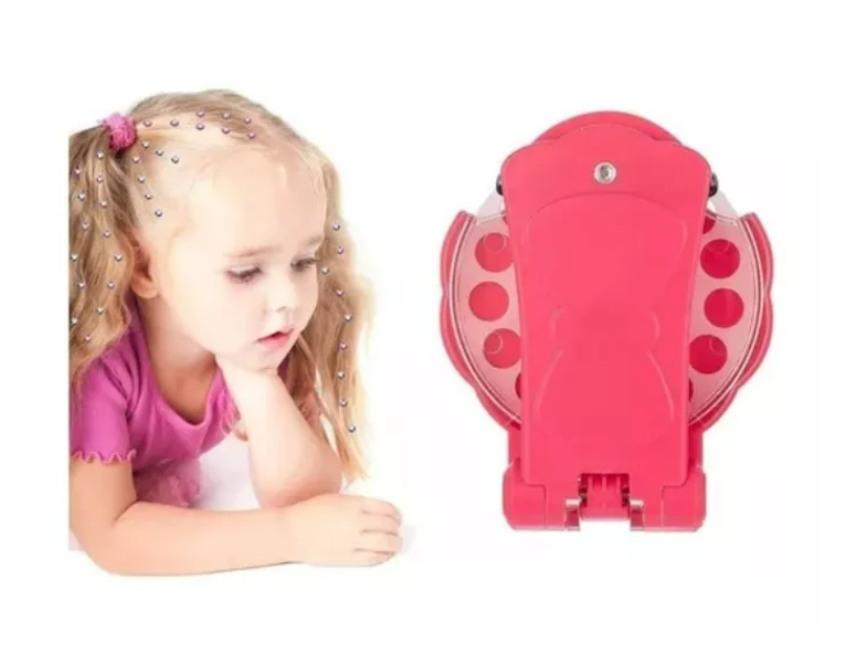 Maquina Grapadora Para Cabello Pelo Diamente Brillo 180pcs