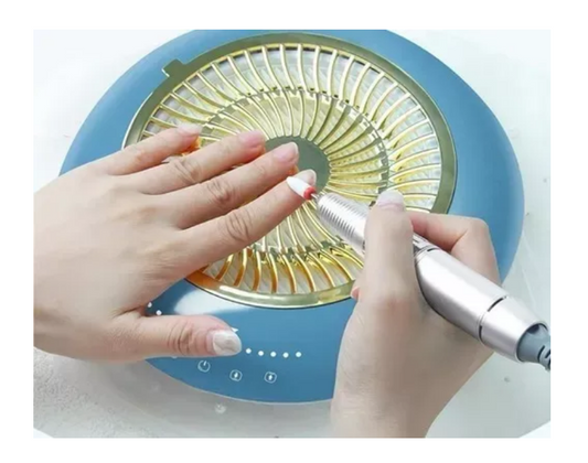 Taladro Y Colector De Polvo Para Uñas 2 En 1 De 60w