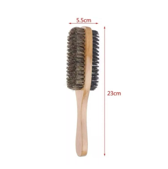 Cepillo Pulidor Doble Para Barba Y Cabello Barberia