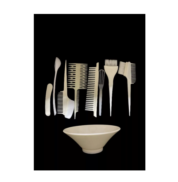 Kit 9 Piezas Para Tintura Pocillo + Peinetas + Aplicadores