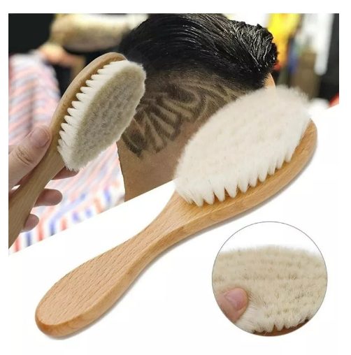 Cepillo Lana Para Barberia Profesional Botapelo Peluquería