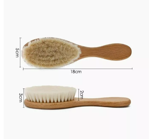 Cepillo Lana Para Barberia Profesional Botapelo Peluquería