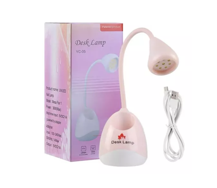 Lámpara De Uñas Uv/led Inalámbrica Para Tips Soft Gel 36w