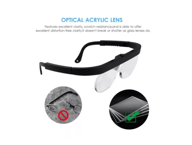 Lentes Con Lupa Lentes Con Luz Led Lámpara Lupa Led Lupas