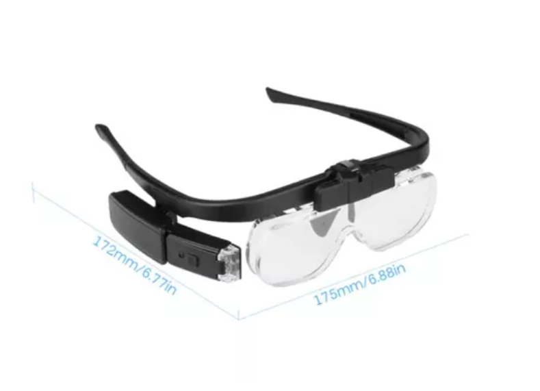 Lentes Con Lupa Lentes Con Luz Led Lámpara Lupa Led Lupas
