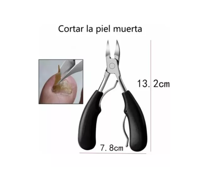 Kit Herramientas Uñas Encarnadas Set Pedicura Corta Uñas 5pz
