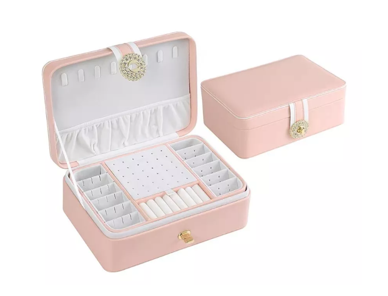 Joyero Caja De Joya Tipo Maleta Organizador Joyas