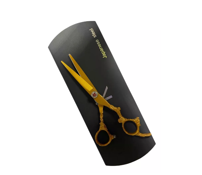 Tijera Corte Filo O Esculpidora Para Peluquería Con Diseño