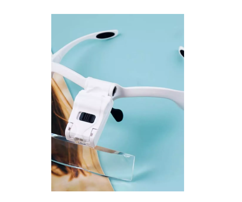 Lentes Lupa Luz Led,pestañas,microblading,dental, Depilación