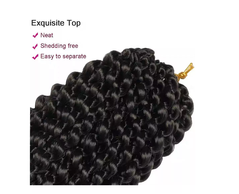 Twist Trenzado Extensiones De Cabello Sintético
