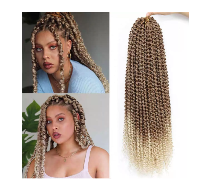Twist Trenzado Extensiones De Cabello Sintético