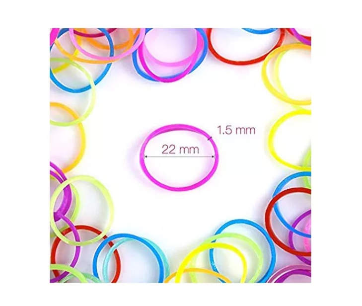 Colets Bandas Elásticas Para Cabello Niñas 200 Unidades