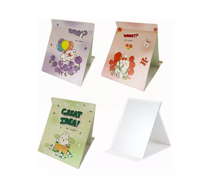 Espejo Plegable Para Maquillaje Con Diseño