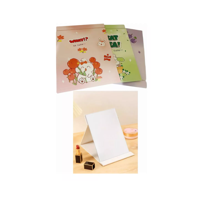 Espejo Plegable Para Maquillaje Con Diseño