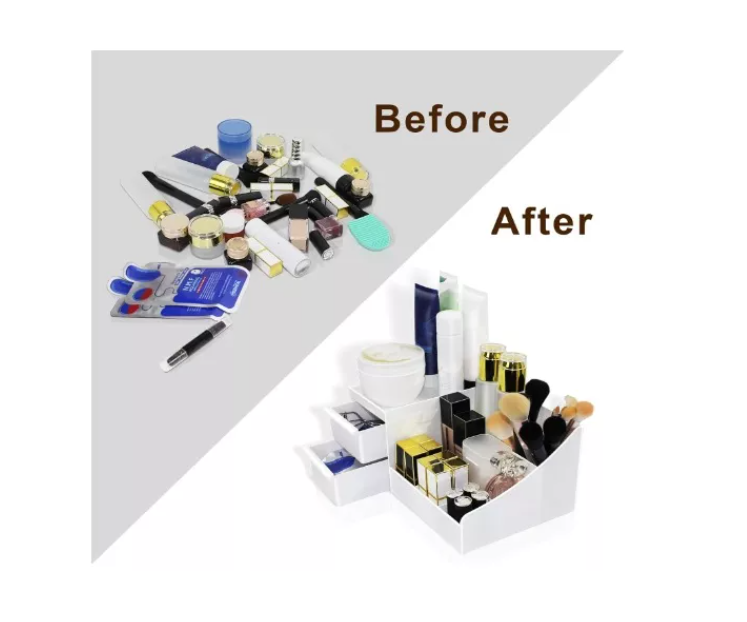 Caja Organizador Cosmeticos Maquillajes Cosmetiqueros