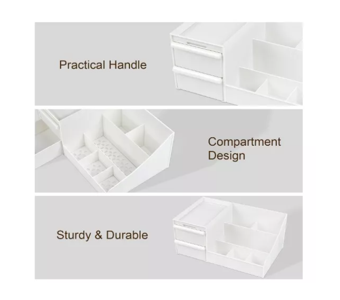 Caja Organizador Cosmeticos Maquillajes Cosmetiqueros