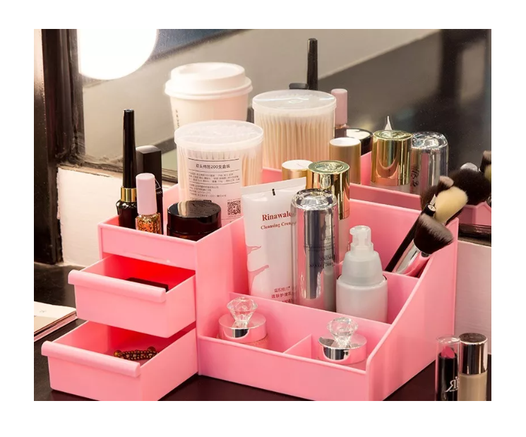 Caja Organizador Cosmeticos Maquillajes Cosmetiqueros