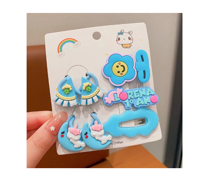 Set 7 Pinches Y Colets Para Niñas Y Bebes