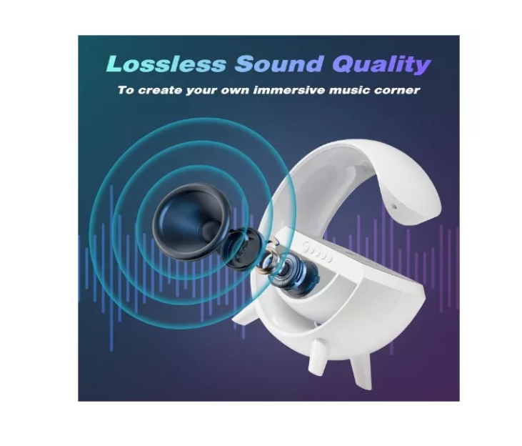 Lámpara De Mesa Altavoz Bluetooth Inteligente Atmósfera