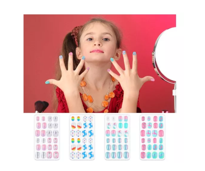 Uñas Postizas Con Diseño Color Surtido