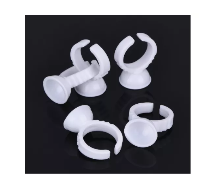 Anillos Para Pegamento De Extensiones Pestañas 100 Unidades