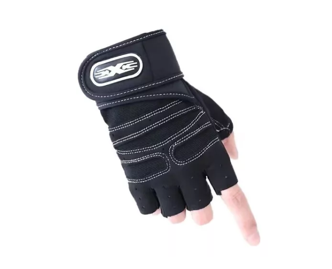 Guantes Dedos Cortos Con Palma Acolchada Ciclismo Bicicleta