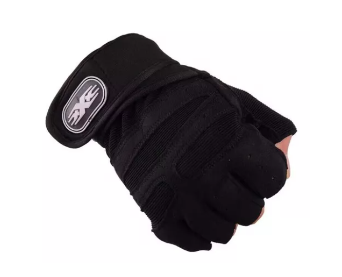 Guantes Dedos Cortos Con Palma Acolchada Ciclismo Bicicleta