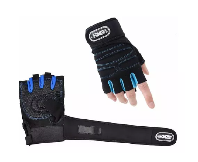 Guantes Dedos Cortos Con Palma Acolchada Ciclismo Bicicleta