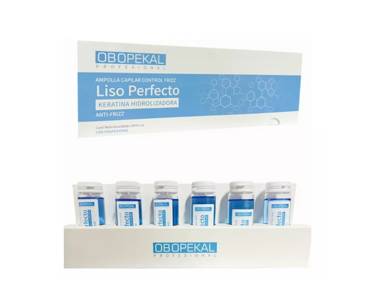 Ampolla Capilar Liso Perfecto 30ml Por 6 Unidades Obopekal