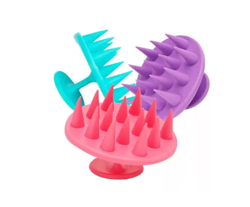 Cepillo Silicona Ducha Masaje Pelo Masajeador Cabello