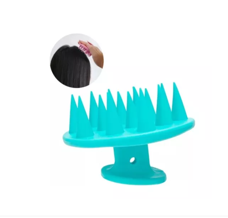 Cepillo Silicona Ducha Masaje Pelo Masajeador Cabello