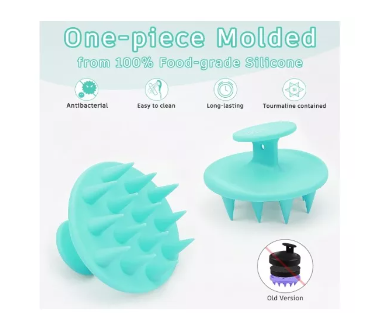 Cepillo Silicona Ducha Masaje Pelo Masajeador Cabello