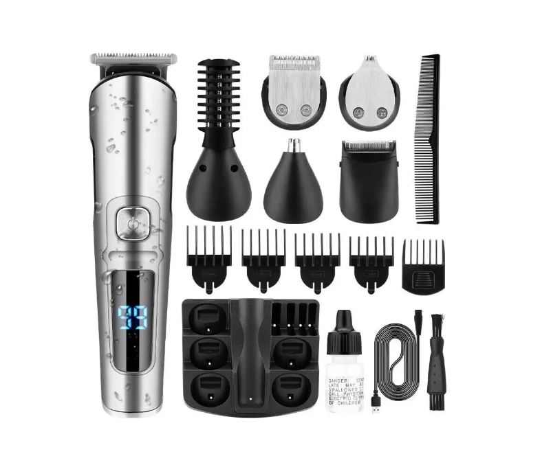 Cortadora De Pelo Profesional Y Barba 11 En 1 Recargable