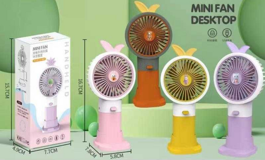 Ventilador De Mano Recargable Usb Portátil