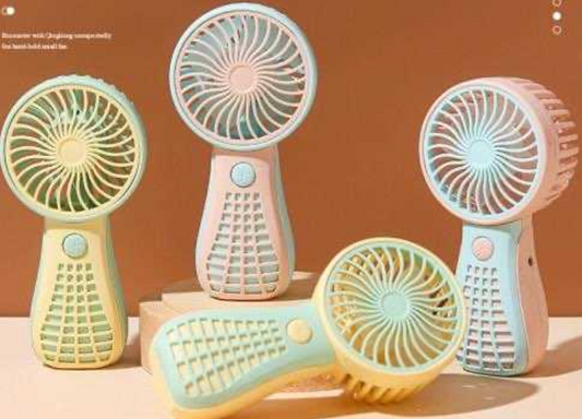 Ventilador De Mano Recargable Usb Portátil