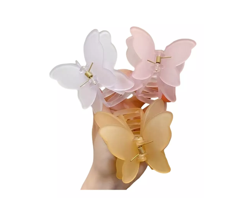 Pack 12 Pinzas Pinches Mariposa Para Cabello Peinado