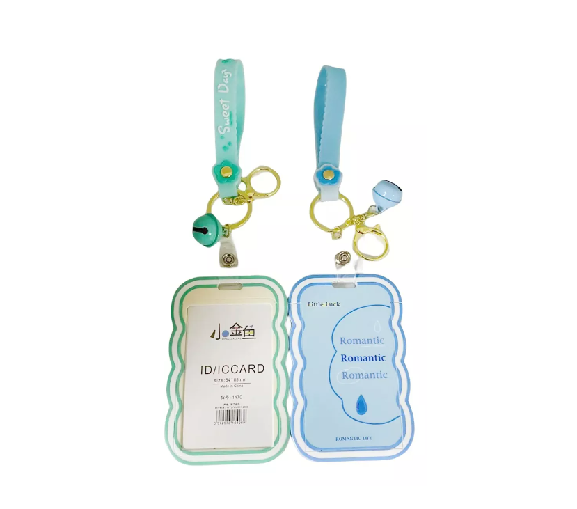 Pack X 20 Porta Credencial Vertical Plastico Diseños Surtido