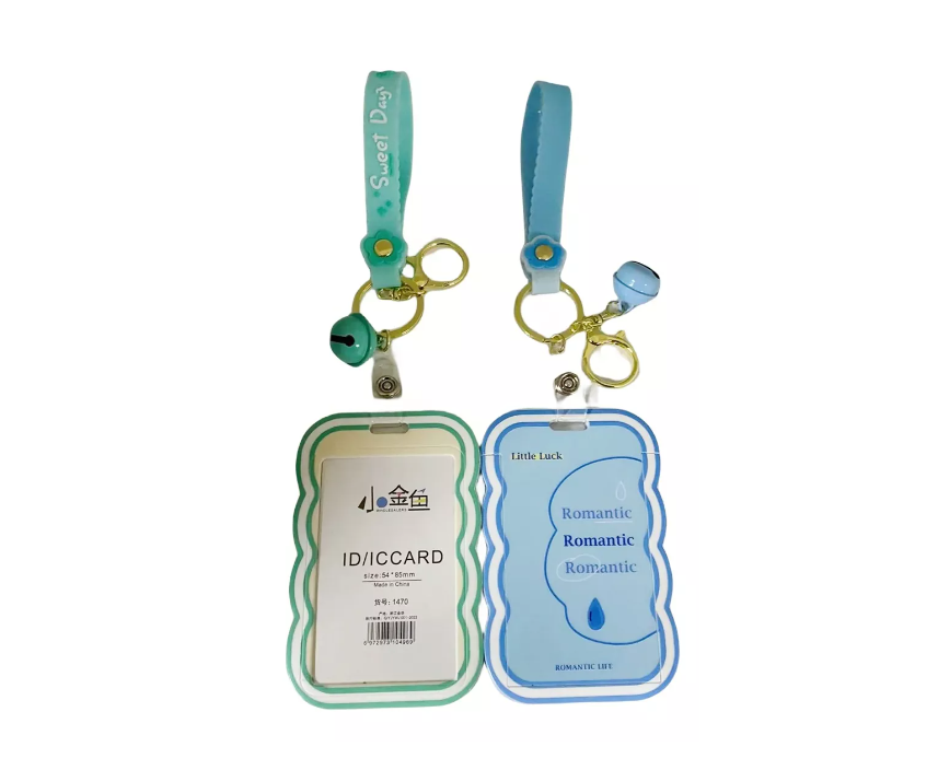Pack X 20 Porta Credencial Vertical Plastico Diseños Surtido