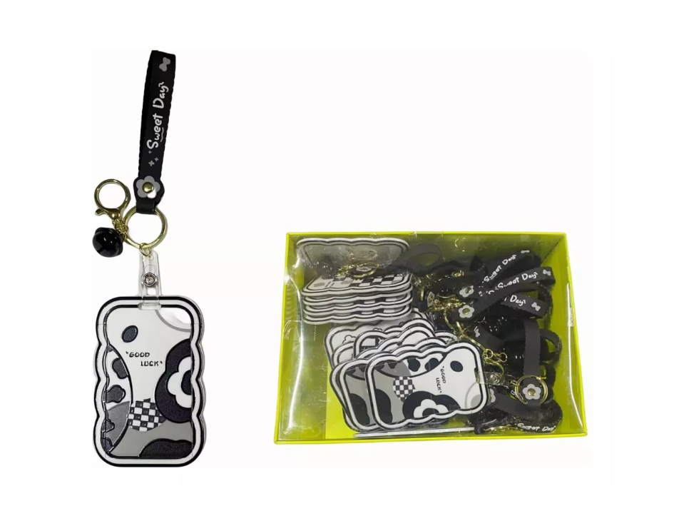 Pack X 20 Porta Credencial Vertical Plastico Diseños Surtido